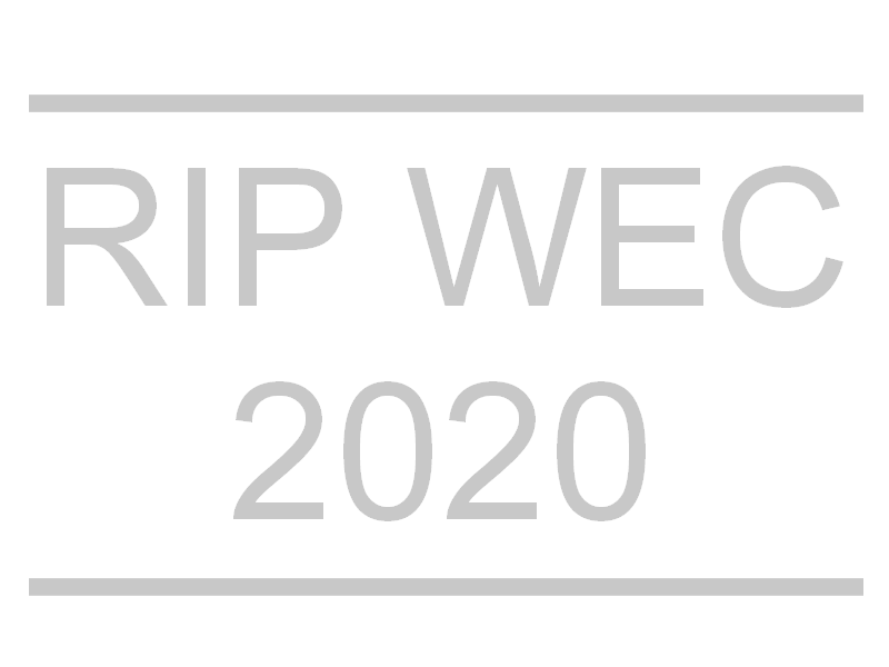 RIP WEC 2020